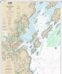 Nautical Chart Of Casco Bay Maine